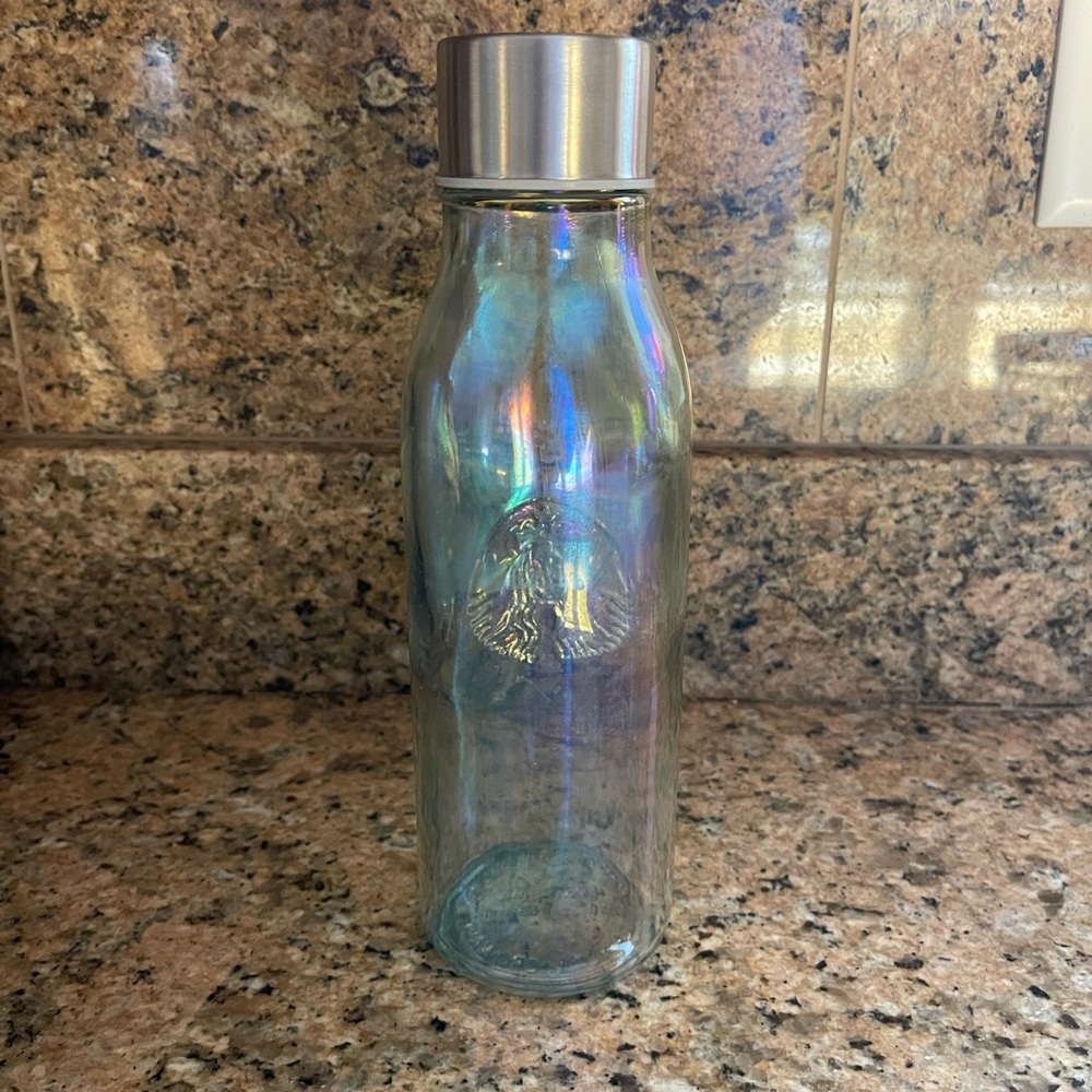 Starbucks 20oz Glass Water Bottle - Picture 2 of 3